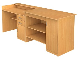 Стол демонстрационный для кабинета физики лабораторный СДФ2-Б (Бук Бавария)