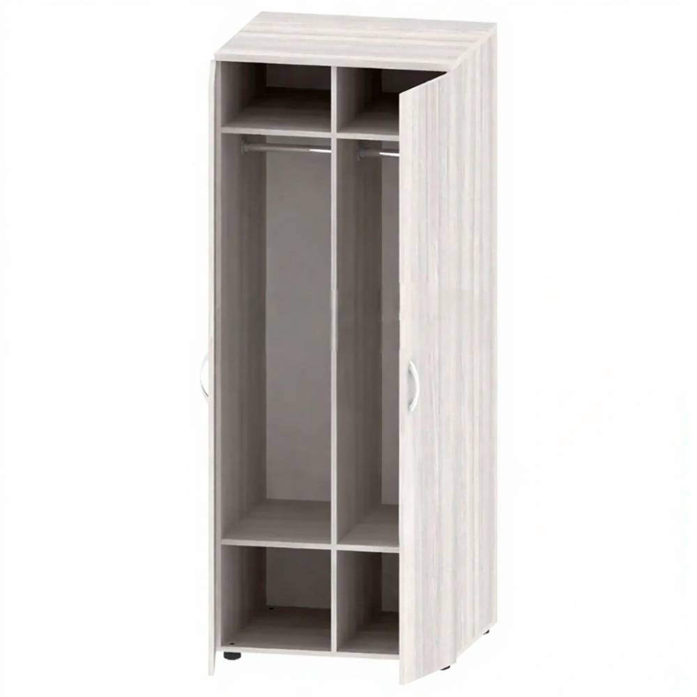 Шкаф для одежды 1800 мм ШК-АД-17-1, ясень шимо светлый