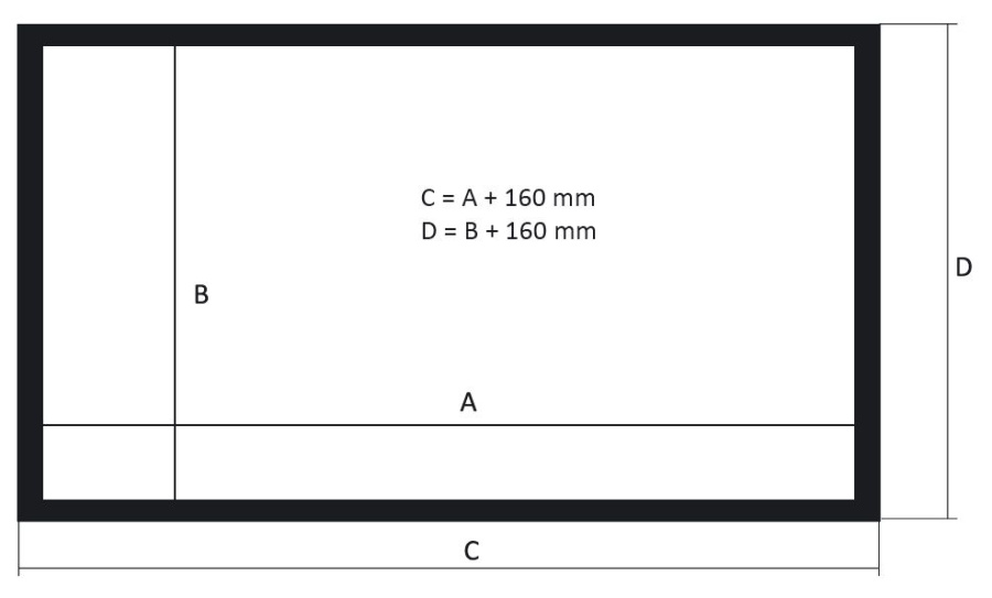 Kauber Frame Velvet Cinema 154" 16:9 191x340 White Flex