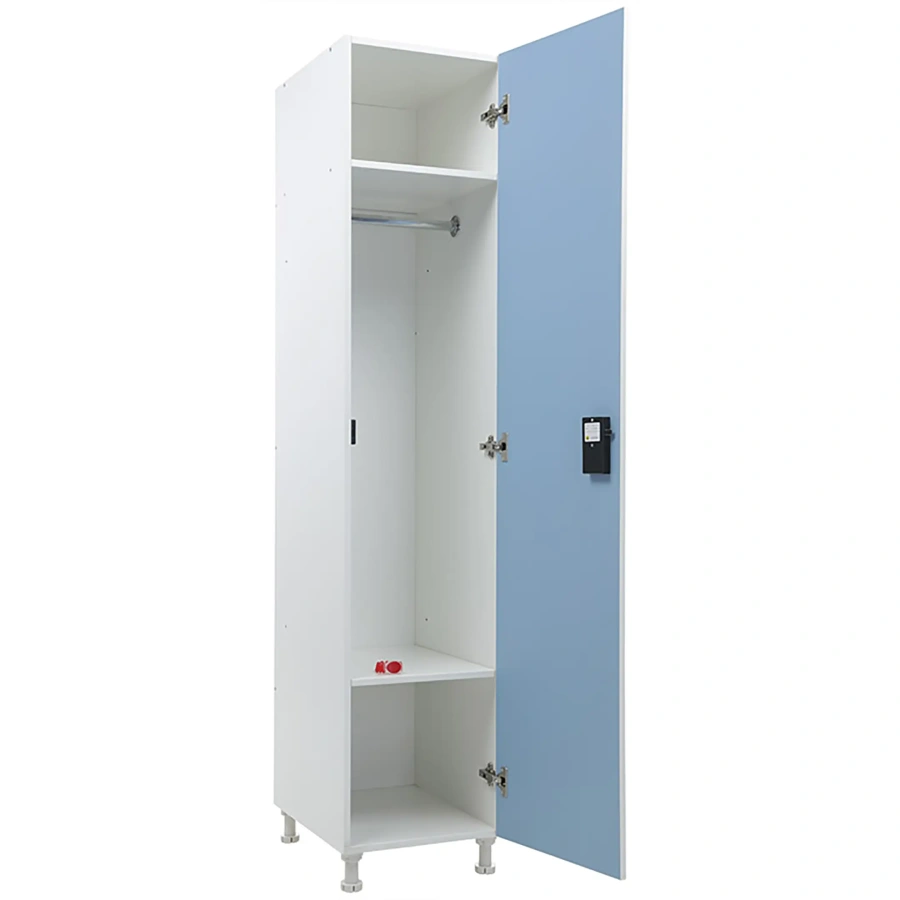 Шкаф для раздевалок WL 11-40 EL голубой/белый