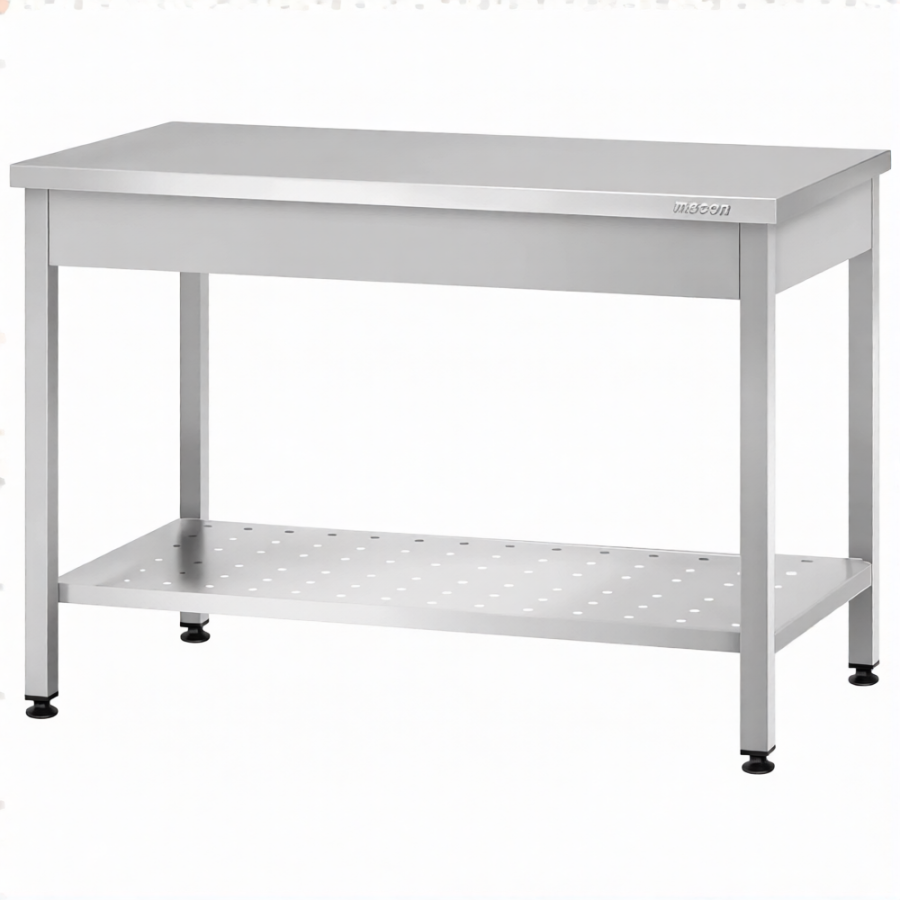 Стол производственный СПРп - 860х1000х600 «Profi Inox» (полка перфорация)