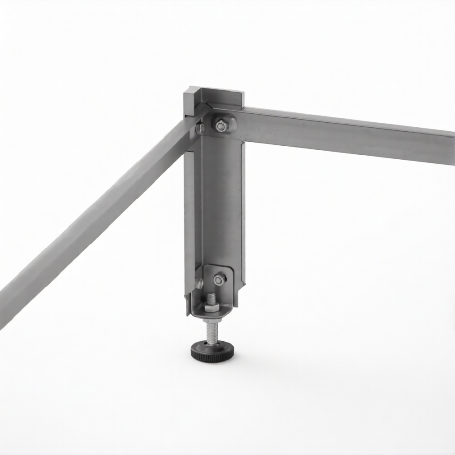 Ванна моечная ВМСн 1010  1 м/о 910х430х350 (полка с отв., борт; ножка угл.)