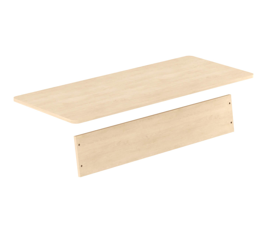 Cтол ученический берёза/белый муар SHT-TN11/3-5