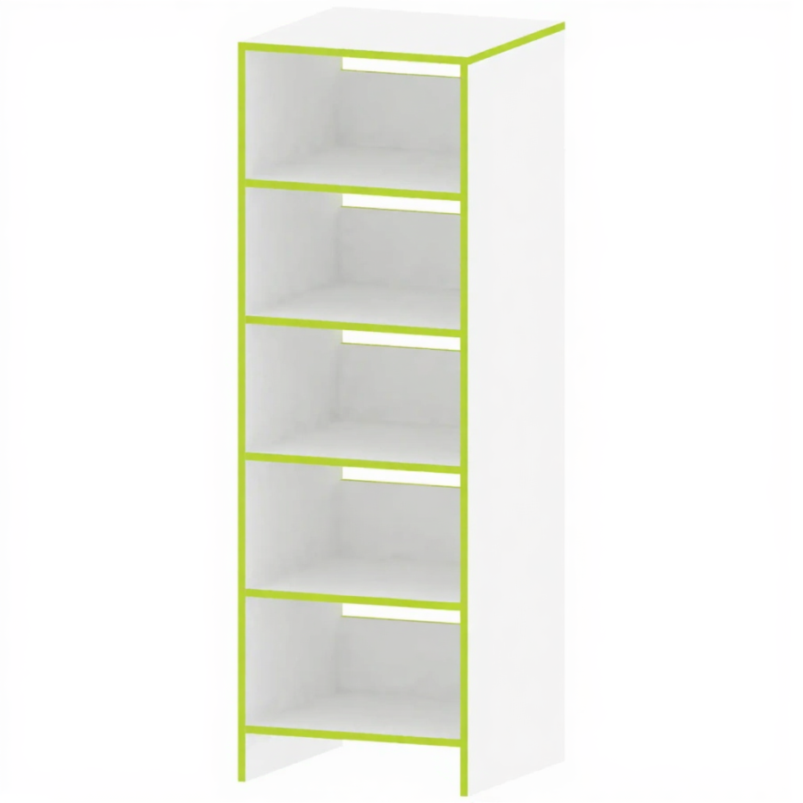 Стеллаж для книг с полками СТ-АД-146-3