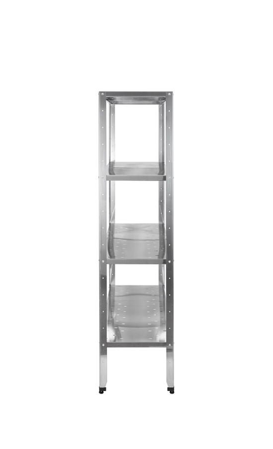 Стеллаж кухонный с перфорированными полками Luxstahl СРП-1800*700*400