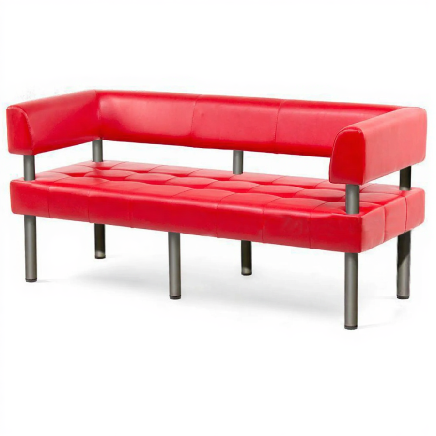 Диван трехместный ДО-8/3 (кожзам Эконом белый)