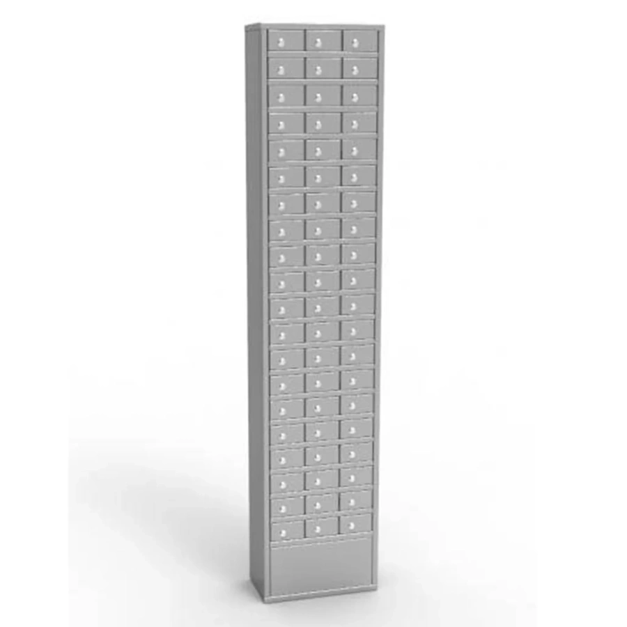 Шкаф металлический для телефонов ШМТ-60 мод.2 на 60 ячеек с ключевыми замками