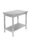СТОЛ универсальный Luxstahl СПУ-9/6 со сплошной полкой нерж.
