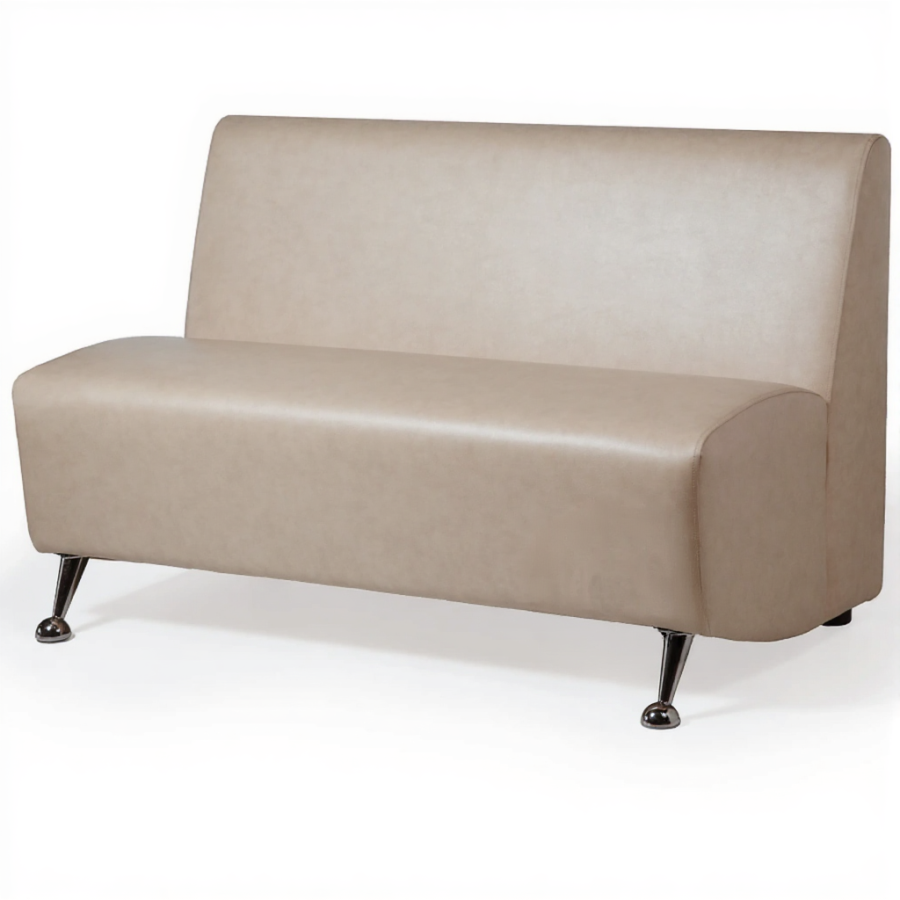 Диван двухместный ДО-9/2 (кожзам Эконом бежевый)